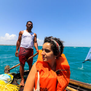 Passeio de jangada com pescadores